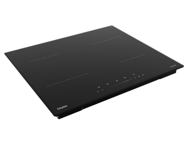 Встраиваемая индукционная варочная панель Haier HHX-Y64TVVB из черной стеклокерамики со слайдерным управлением