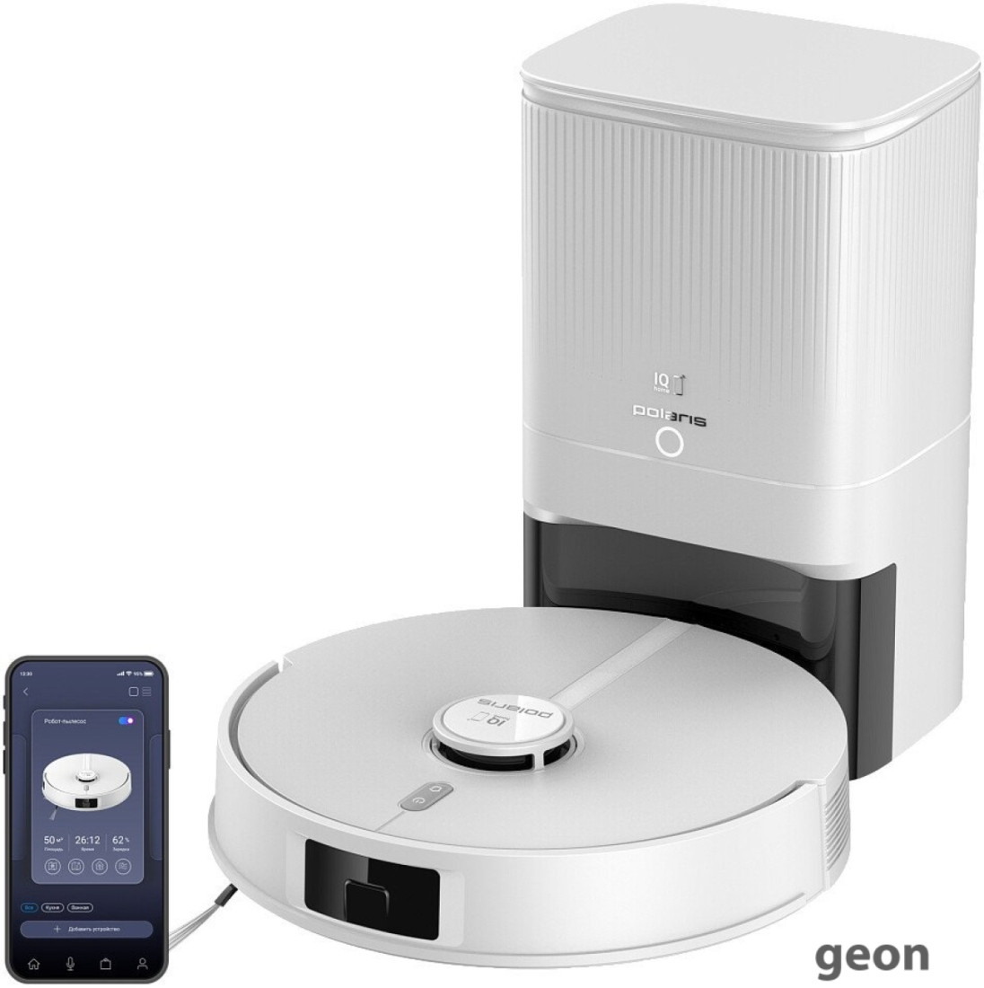 Робот-пылесос Polaris PVCRDC 5006 Wi-Fi IQ Home (белый)