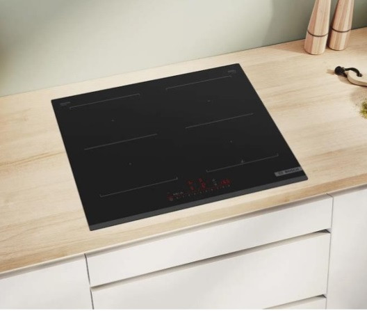 Индукционная варочная панель Bosch PVQ631HC1E черная стеклокерамика две комбинированные зоны CombiZone производство Германия