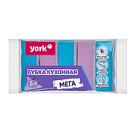 Губка кухонная для мытья посуды "York Мега"