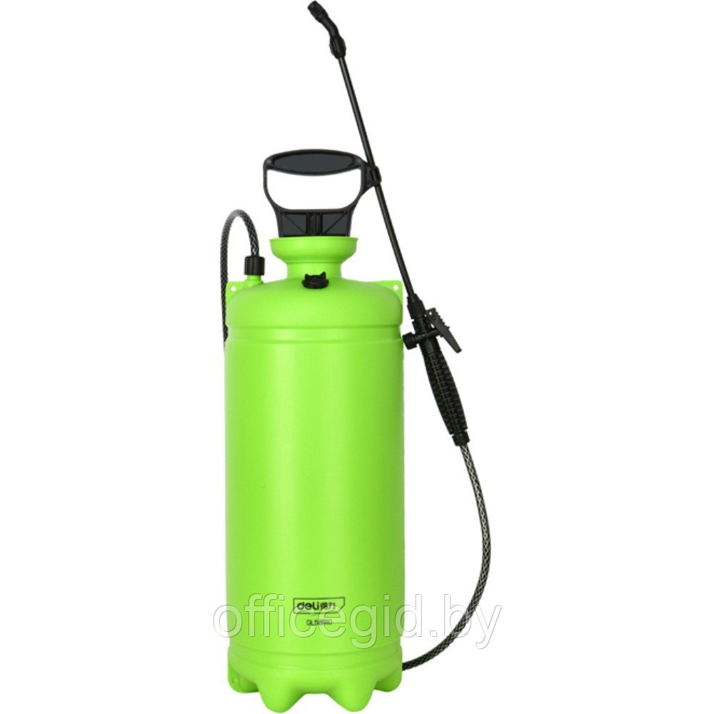 Опрыскиватель Deli GS DL581110, помповый, 10 л, зеленый, черный