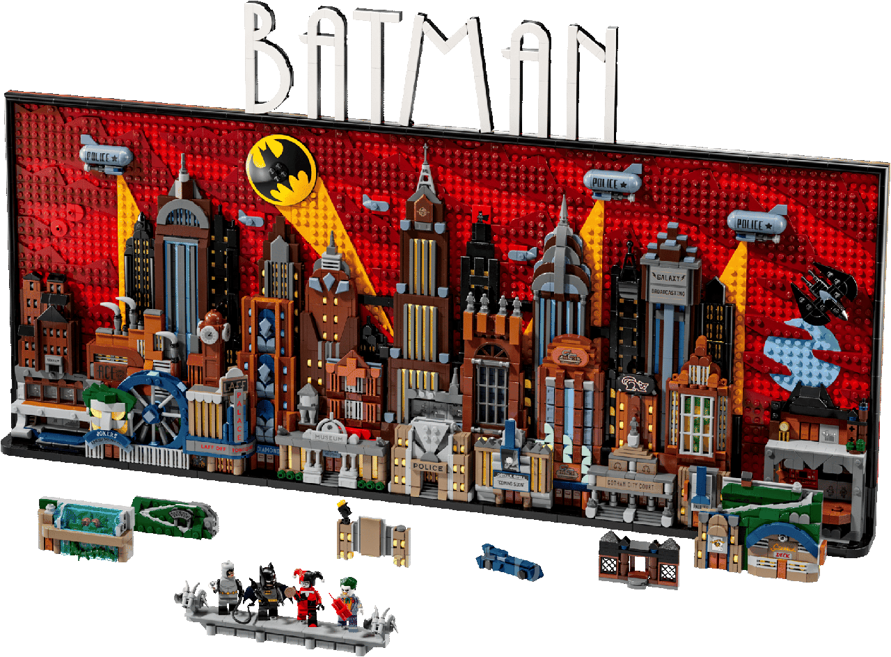 Конструктор Batman "Бэтмен: Мультсериал — Готэм-Сити" 3093 деталей аналог Lego