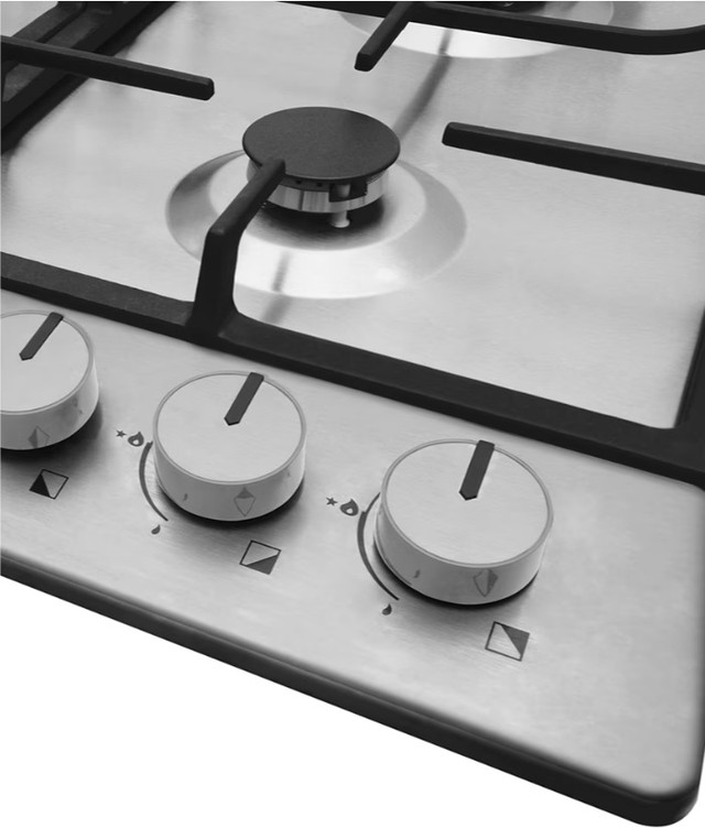 Газовая варочная панель Hansa BHGI621502 нержавеющая сталь с WOK конфоркой