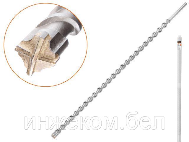 40х860х1000 мм бур (сверло) SDS-max QUADRO-X GEPARD (бур по бетону, крестовая пластина)