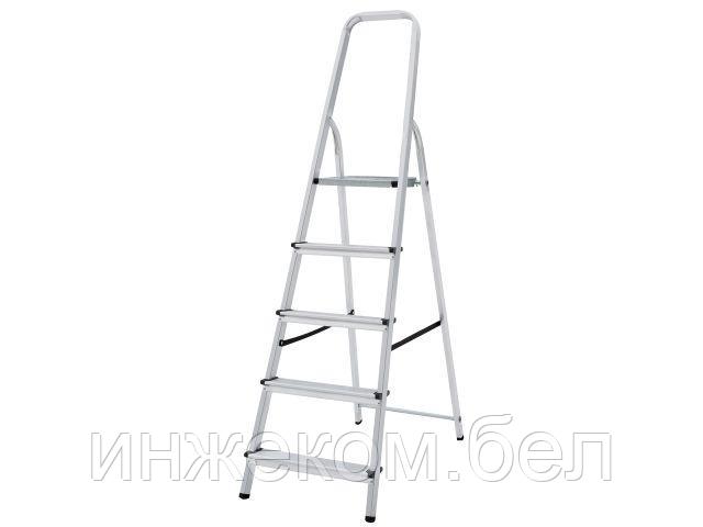 Лестница-стремянка алюм. 104 см 5 ступ. 3,8кг PRO STARTUL (ST9940-05) (Размеры профиля: Передний каркас