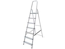 Лестница-стремянка алюм. 148 см 7 ступ. 5,2кг PRO STARTUL (ST9940-07) (Размеры профиля: Передний каркас
