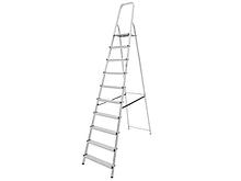 Лестница-стремянка алюм. 217 см 10 ступ. 8,1 кг PRO STARTUL (ST9940-10) (Размеры профиля: Передний каркас