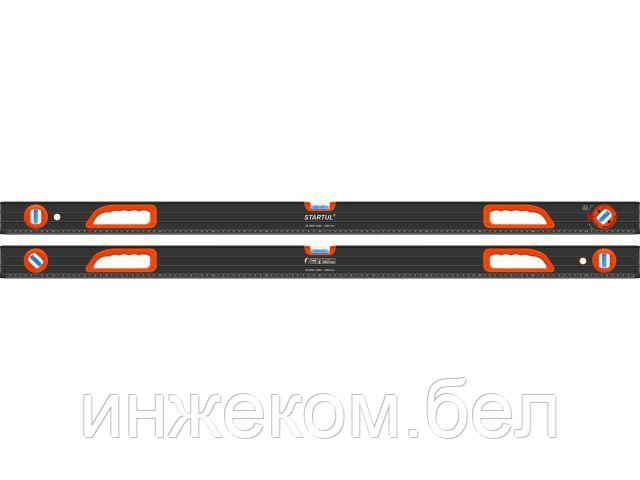 Уровень 1200мм магнитный STARTUL PROFI (ST2560-120M) (угл 90° 180° 45°, фрезерованная поверность, 1 поворотный