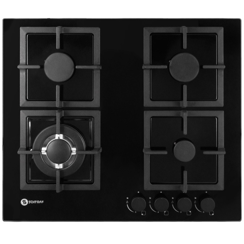 Газовая варочная панель Schtoff H6001C02IS Black