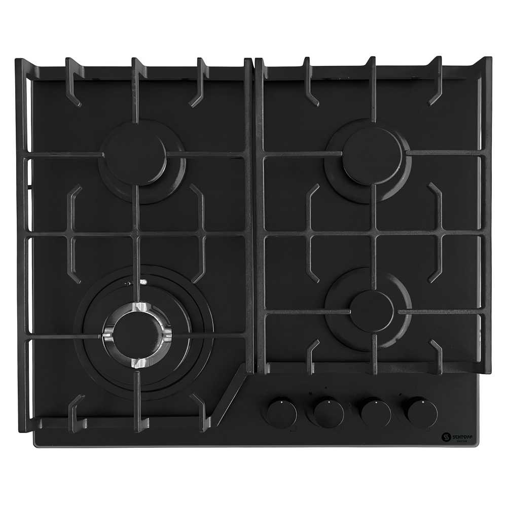 Газовая варочная панель Schtoff H6002C16IS Nano Matte Black