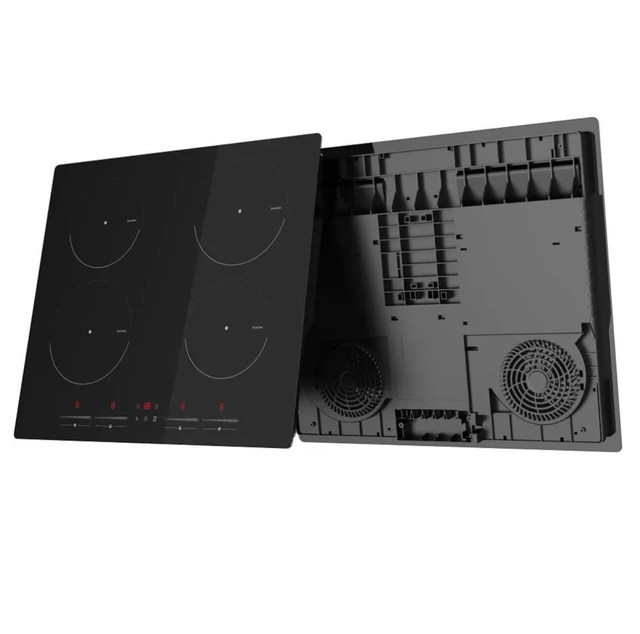 Встраиваемая индукционная варочная панель Schtoff I60H12 Black из черной стеклокерамики с сенсорным управлением