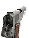Страйкбольный пистолет KJW Colt M1911A1 TBC Gas GBB, удлин. ствол, фото 4