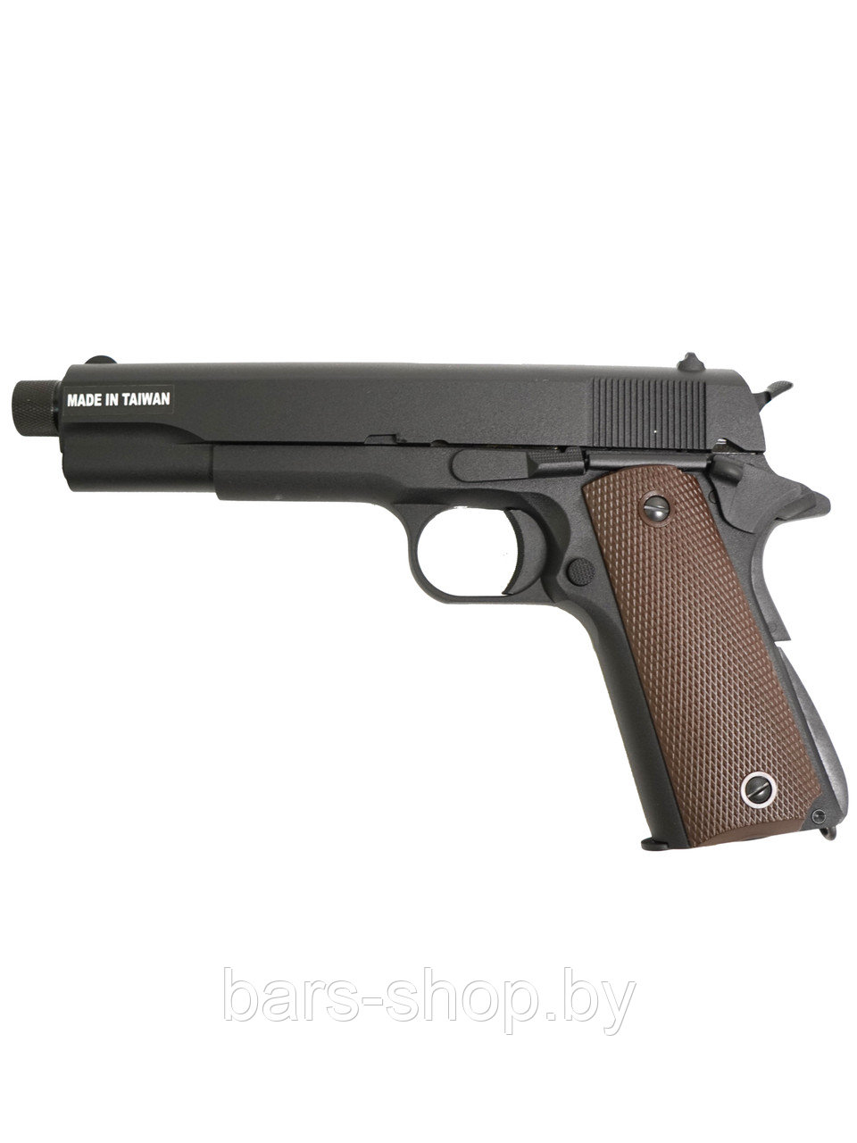 Страйкбольный пистолет KJW Colt M1911A1 TBC Gas GBB, удлин. ствол