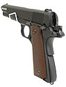 Страйкбольный пистолет KJW Colt M1911A1 TBC Gas GBB, удлин. ствол, фото 8