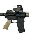 Страйкбольный автомат KJW M4 RIS Carbine C8 Mag GBB (Black), фото 4