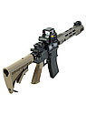Страйкбольный автомат KJW M4 RIS Carbine C8 Mag GBB (Black), фото 7