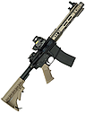 Страйкбольный автомат KJW M4 RIS Carbine C8 Mag GBB (Black), фото 10
