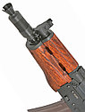 Страйкбольный автомат Cyma AK-74U Platinum, складной приклад, дерев. цевье, фото 10