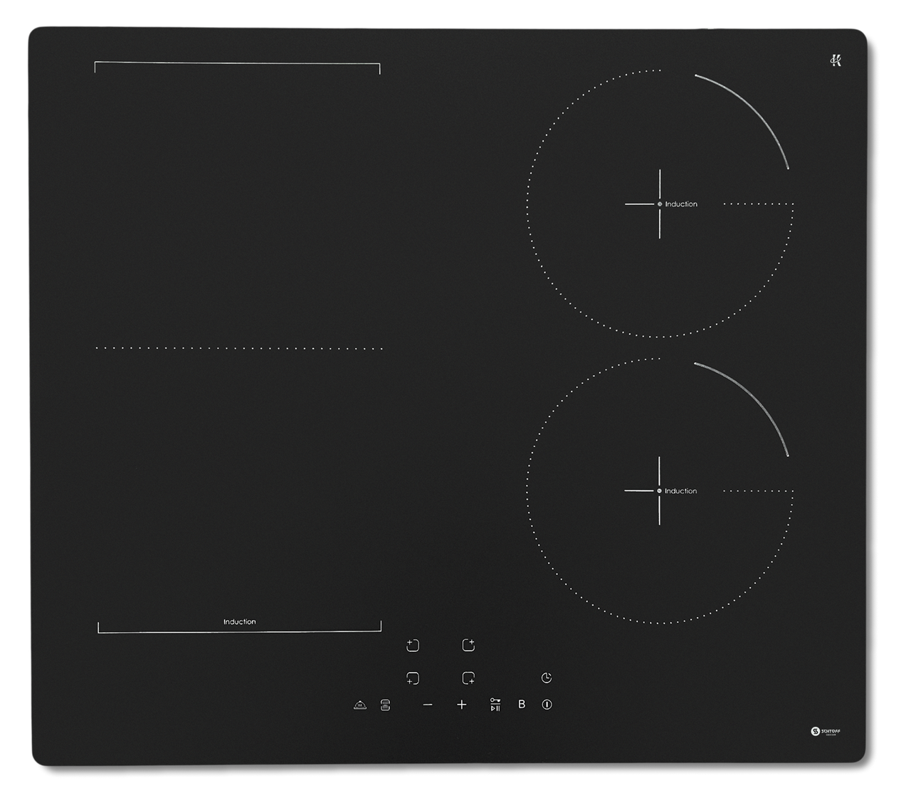 Индукционная варочная панель Schtoff I60H15 Nano Matte Black