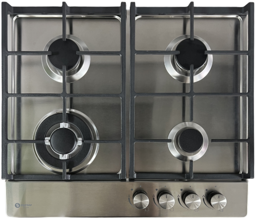 Газовая варочная панель Schtoff H6020P26IS Inox