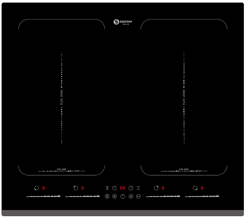 Электрическая варочная панель Schtoff IF7003 Black