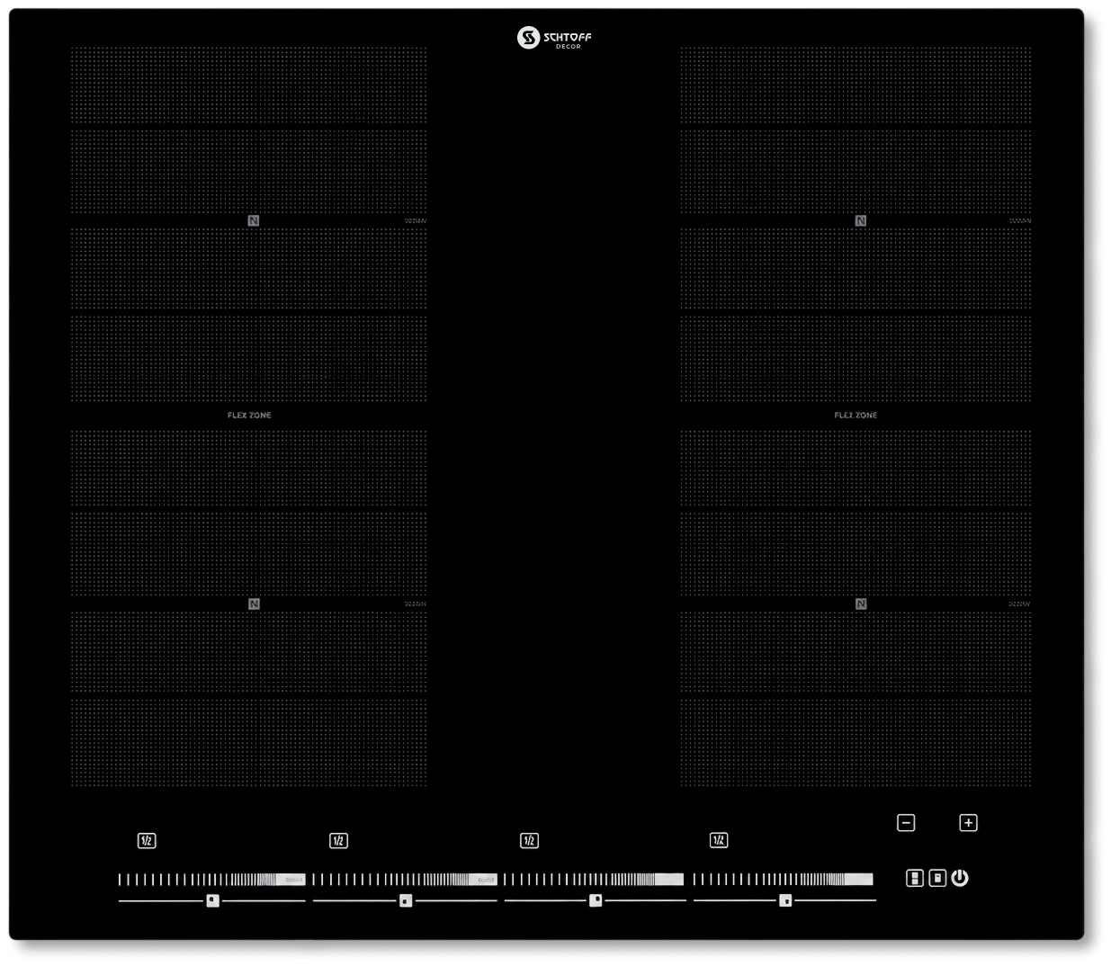 Электрическая варочная панель Schtoff IF7008 Black