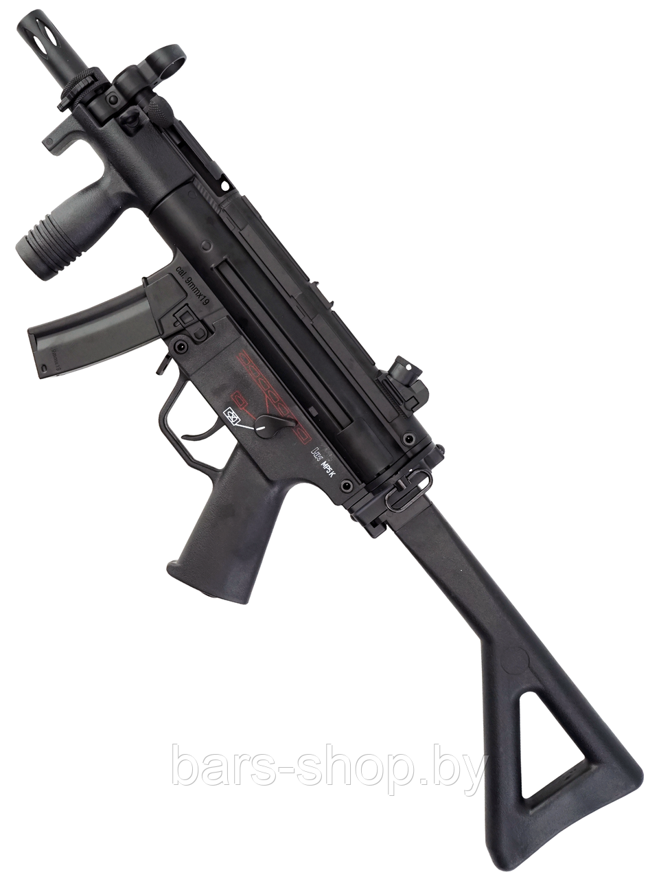 Страйкбольный пистолет-пулемет Cyma H&K MP5, складной приклад