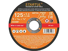 Круг отрезной 125х1,2x22,2 мм для металла STARTUL STANDART ST5125-12