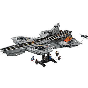 Конструктор Marvel Летающий авианосец "Щ.И.Т." 3057 деталей аналог Lego