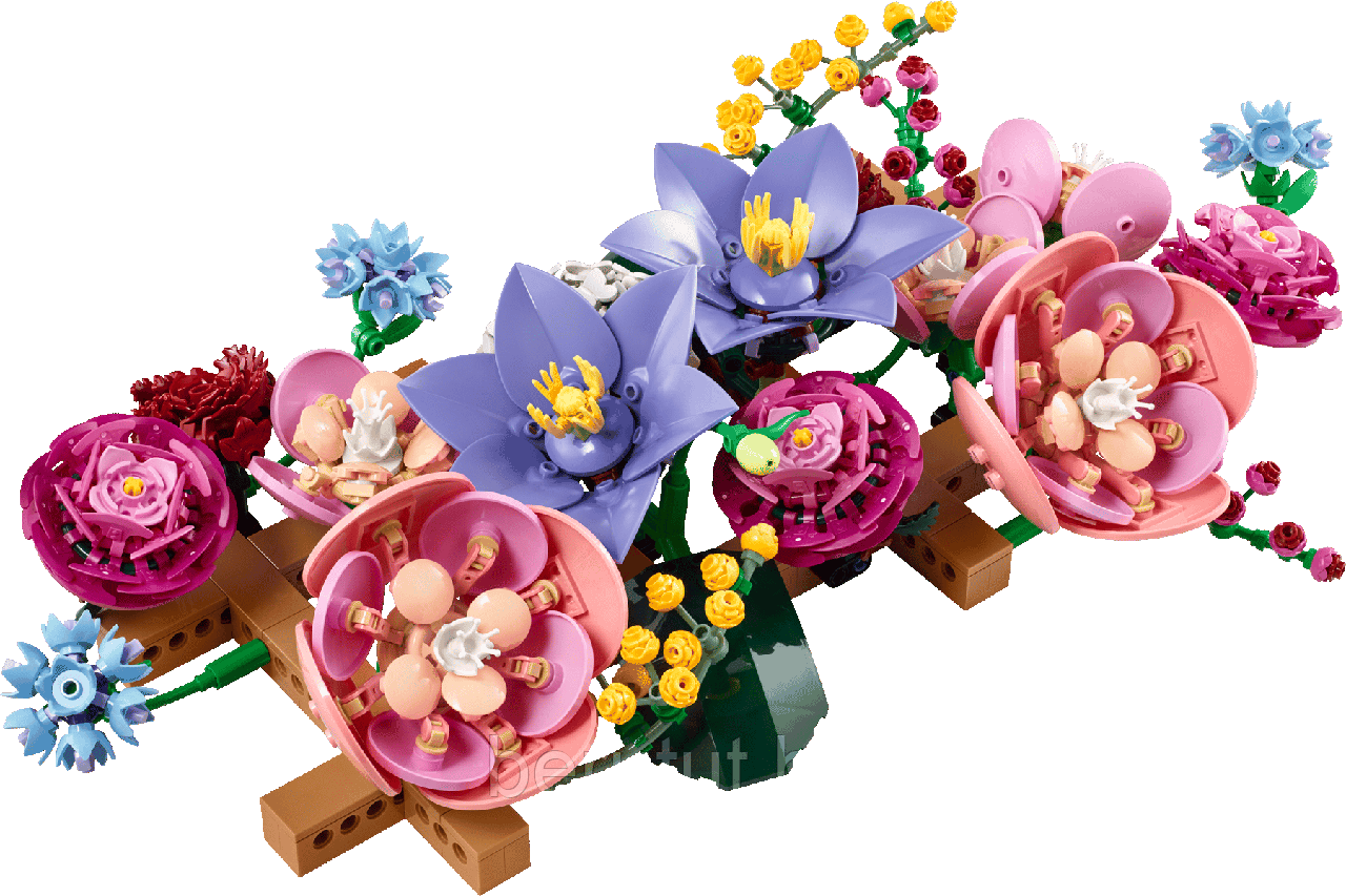Конструктор Botanicals Цветочная стена 879 деталей аналог Lego