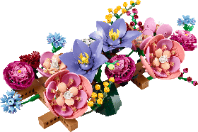 Конструктор Botanicals Цветочная стена 879 деталей аналог Lego