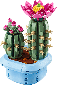 Конструктор Botanicals Цветущий кактус 482 детали аналог Lego