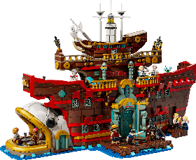 Конструктор One Piece Плавучий ресторан "Барати" 3402 деталей аналог Lego