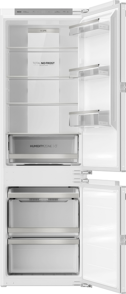 Встраиваемый холодильник Haier No Frost инверторный двухкамерный тихий с зоной свежести и жестким креплением