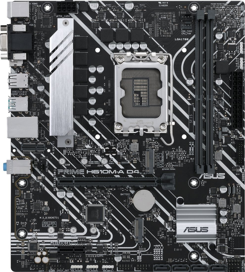 Материнская плата ASUS Prime H610M-A D4-CSM