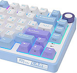 Клавиатура Royal Kludge R75 RGB Taro Milk (RK Silver), фото 7