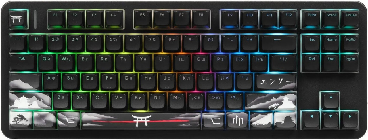 Клавиатура Red Square Alumix TKL Satori Black (g3ms Jade)