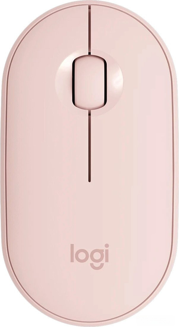 Мышь Logitech M350 Pebble (розовый)