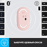 Мышь Logitech M350 Pebble (розовый), фото 6