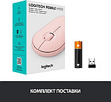 Мышь Logitech M350 Pebble (розовый), фото 9