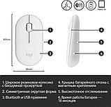 Мышь Logitech M350 Pebble (белый), фото 7