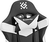 Игровое (геймерское) кресло Defender Urana (черный/белый), фото 8