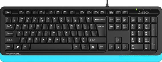 Клавиатура A4Tech Fstyler FKS10 (черный/синий)