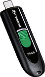 USB Flash Transcend JetFlash 790C 64GB (черный/зеленый), фото 6