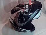 Шлем JX5005 черно-серый матовый., фото 2