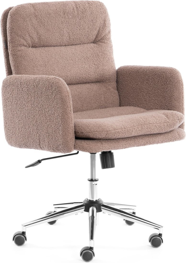 Офисное кресло TetChair Dover (хром/букле/коричневый)