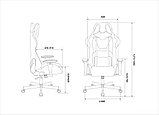 Офисное кресло Бюрократ Zombie Knight LT20 Fabric (черный), фото 10