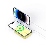 Внешний аккумулятор Baseus MagPro Magnetic Bracket Wireless Fast-Charging Power Bank 20W 5000mAh (желтый), фото 9