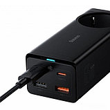 Сетевое зарядное Baseus GaN3 Pro Desktop Powerstrip AC+2U+2C 65W, фото 5