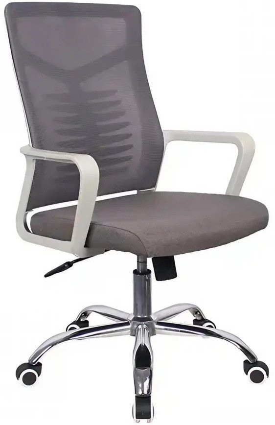 Кресло Situp Delta grey chrome (сетка grey/grey)